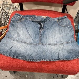 LEI Light Blue Denim Mini Skirt